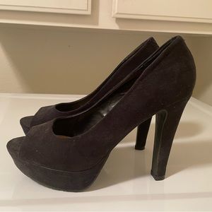Black Suede Heels